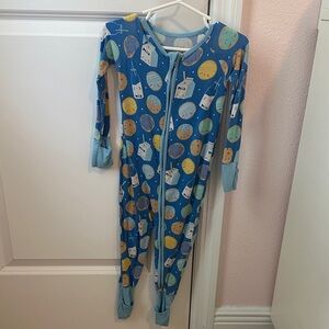 Little Sleepies Blue Planet and Milk Carton Footie